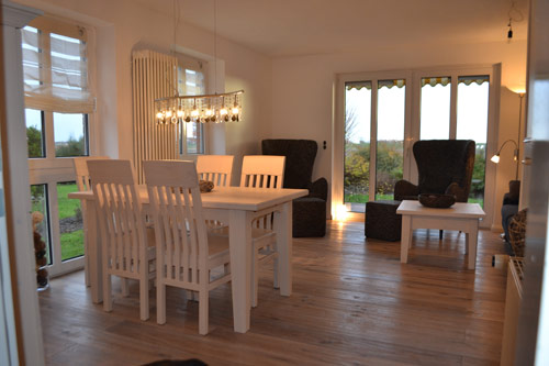 Ferienhaus Sandkorn Carolinensiel - Wohn - Essbereich Ferienhaus Sandkorn Carolinensiel - Wohn - Essbereich